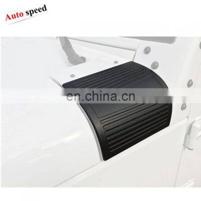Cowl Body Armor Matte Black Outer Cowling Side Corner Guards For Jeep Wrangler JK 07+ photo-4