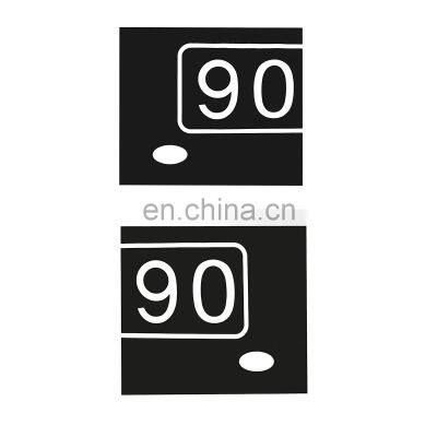 Auto parts 20-21 for Land Rover Defender Rear Door Window [90] Sticker 1 Piece Set Black