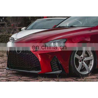 Old to New Body Kit for Lexus IS 2006-2012 Upgrade to 2021 Model Include Front Bumper Assembly With Grille Headlight Taillight
