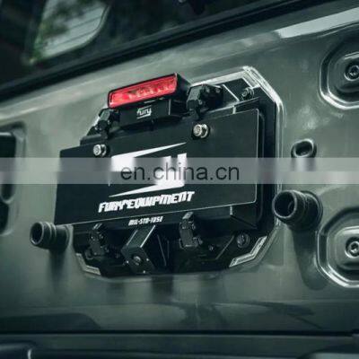 Rear License Plate for Jeep Wrangler JK 07+ Tail Door License Cover 4x4 Accessories Maiker Offroad