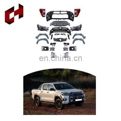 CH Custom Car Parts Accessories Front Bumper Side Skirt Rear Spoiler Led Light Body Parts For Toyota Hilux 2015-20 To 2021