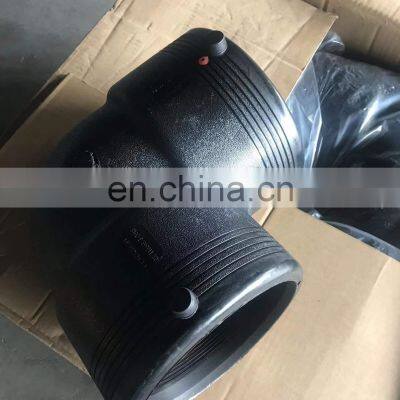 PE HDPE Pipe Electrofusion Fittings Electro Fusion Bend 90 Degree Elbow 160mm 110mm