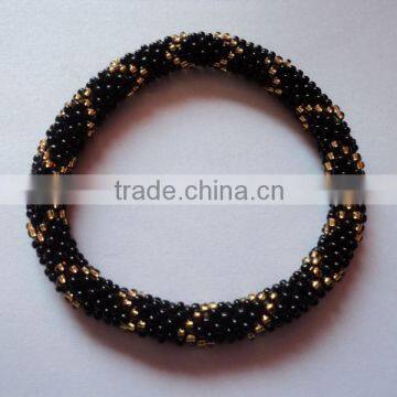 New Arrival Glass Beads Roll Bangles