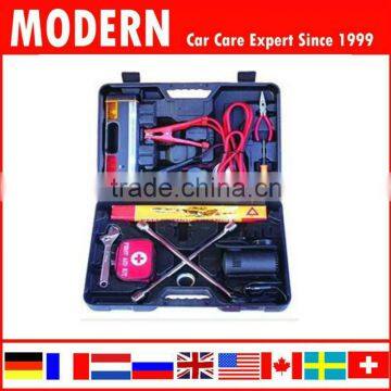 Car Safety Tools Set with air compressor