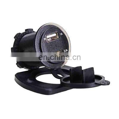 Car and Motorcycle Usb Car Charger With Panel Combination With Voltage Display Car Mobile Phone Charger 12V photo-2