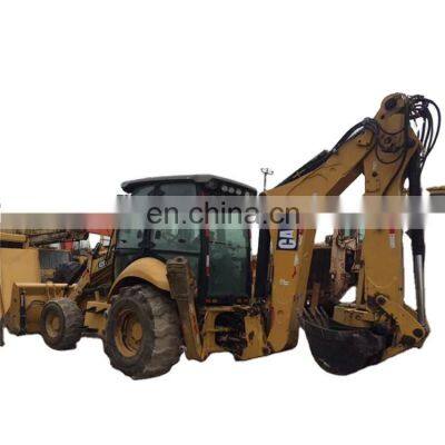 USA original Caterpillar 420E retro loader  , cheap used 420E backhoe loader in Shanghai China