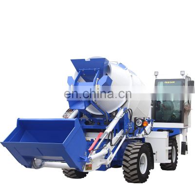 Self loading 2 cubic meters rc concrete mixer truck