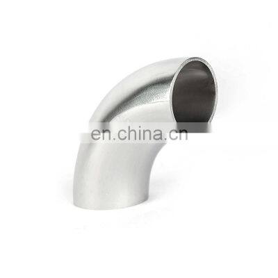 Sanitary Polishing Stainless Steel Forging Clamp Short-type Welded Elbow Pipe Fitting 90 Degree Elbow photo-3