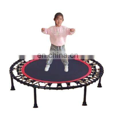 40 Inch Folding Mini Rebounder Trampoline Foldable Small Indoor Garden Fitness Trampolin With Handle Bar