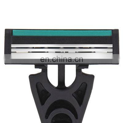 Sharp Triple Blades Man Razor Pivoting Head Shaving Stick Replacement Blade Cartridges With Lubricant Strip LY3-03 photo-2