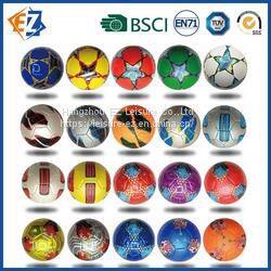 Printed Logo Leather Basic Team Soccer Ball