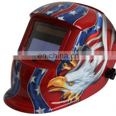 Adjustable Solar Powered Auto-shifting Industrial Custom Safety Helmet Weld Auto Darkening Welding Helmet