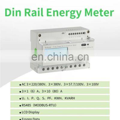 DTSD1352 Positive-Reverse Bidirectional Metering Rail Type Installation RS485 Remote Communication Electric Energy Meter photo-4