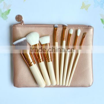 8pcs portable cosmetic makeup brush, cosmetic brush, make up brush for travel set