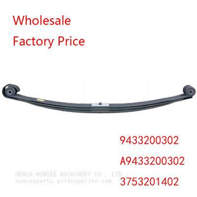 9433200302, 3753201402, A9433200302 For MERCEDES ACTROS Front Leaf Spring Wholesale