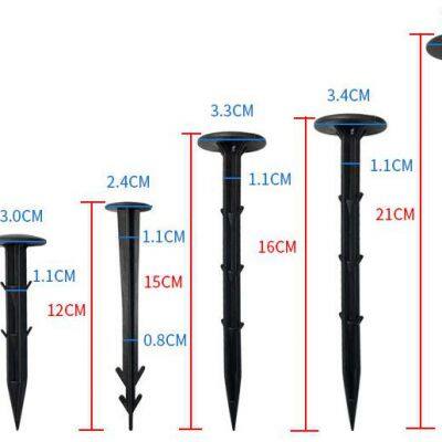 Plastic Garden Edging Nails Spiral Landscape Edging Spikes Anchoring Spikes for Paver Edging Grass Barrier Artificial Turf photo-3