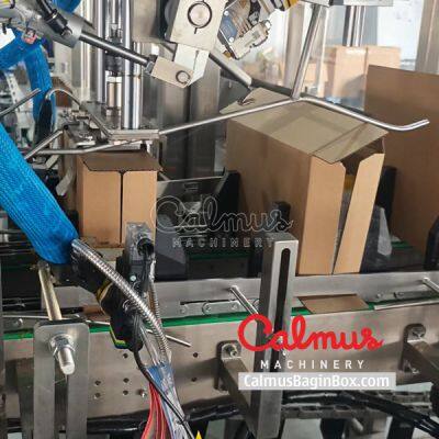 Wrap-Around Cartoning Machine for Stand Up Pouches