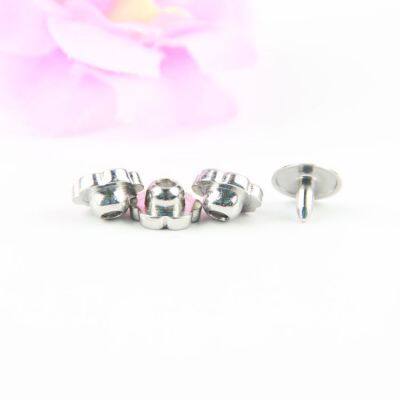 Custom Logo Studs Rivets Metal Clothes Button Metal Button Rivet for Leather Bag photo-3