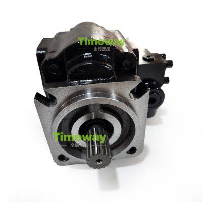 Twin Hydraulic Pump 20-925592 Loader Gear Pump Replacement for Parker JCB Hydraulic Main Pump photo-3