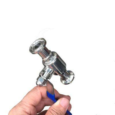 1/2 Inch Sanitary Ball Valve Suitable for 12.7 Steel Pipe Clamp Chuck, 25.4 Manual Ball Valve, 304 Stainless Steel Straight-through Quick-install Valve photo-2