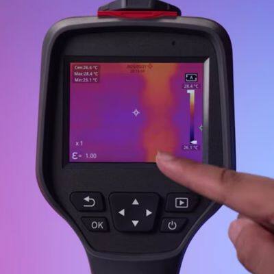 RM320 Infrared Camera With Laser Pointer and On-Screen Temperature Measurement photo-5
