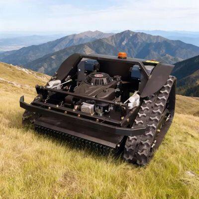 Loncin 224CC 6HP бензиновый двигатель, газонокосилка с острым лезвием, гусеничный дистанционно управляемый