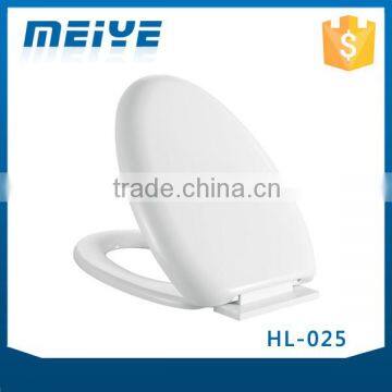 HL-025 MEIYE PP 470*365*69 мм круглый тихозакрывающийся сиденье для унитаза с наклонным крышкой унитаза