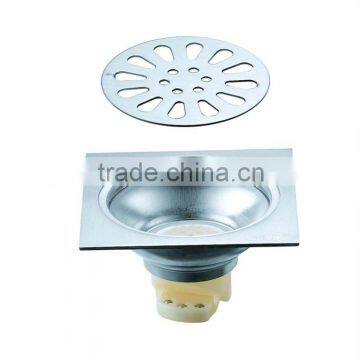 Stainless Steel Floor Drain B3105 .hot sale item,with PVC bottom,single use