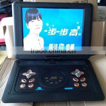 cheap large screen portable dvd player in portable dvd&vcd player 15inch portable dvd player