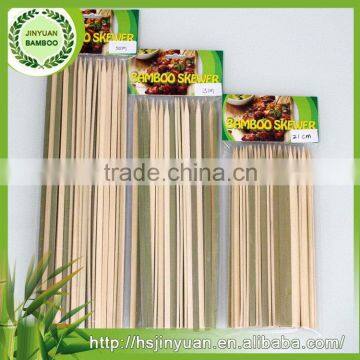 Natural Healthy Good Quality Bulk Wholesale Bamboo Skewer Flat photo-2