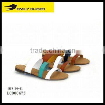 Lady' s three upper straps comfortable slipper