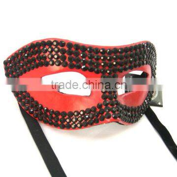 Sexy Woman Masquerade Vintage Mask Rose Red Feather Venice Carnival Half Face Dance Mask for All Party and Festival Face Mask fo photo-5
