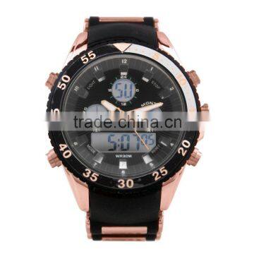 FT1635 Factory Price 3 Hands With Digital Stainless Steel Sport Watch photo-2