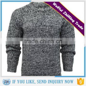 Blend Long Sleeve Men Design Pullover Sweater