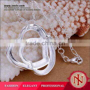 Glitterling 925 silver pendant shenzhen wholesale necklace jewelry LKNSPCP242