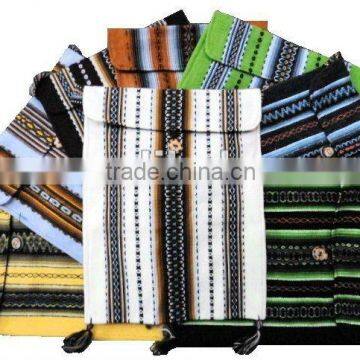 HANDMADE LOOM WOOL FABRIC HANDBAG