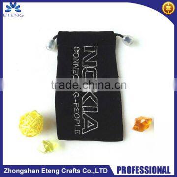 Promotion Custom Printed Velvet Jewelry Pouch /Large Velvet Drawstring Bags /Printed Velvet Pouch