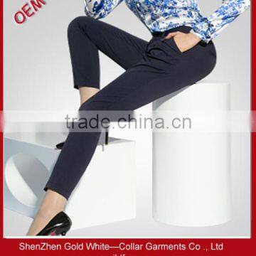 fashion slim fit women's trousers