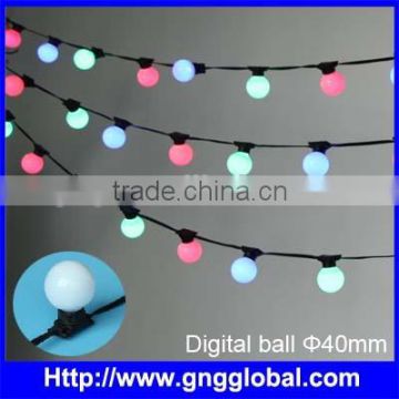 3D decorative digital rgb led ball light round DMX