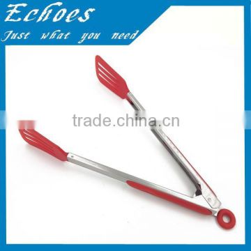 FDA red silicone spatula tongs