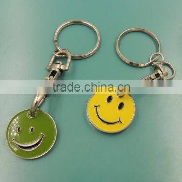 supermarket trolley coin token key ring,suppermarket coin,token coin