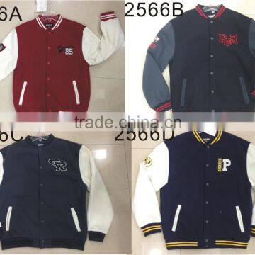 New fashion winter men's jacket in stock baseball jacket