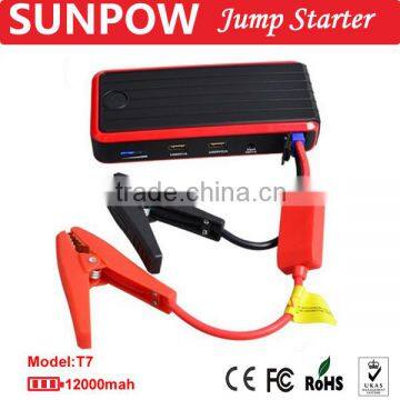 SUNPOW engine booster pockt/mini jump starter 12V li-ion battery