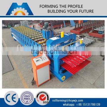 double layer roofing tile iron sheet rolling machine