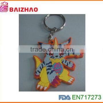 custom keyring keychain new design fashion lovely custom carton gift keychain