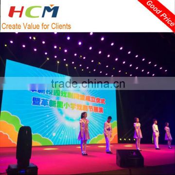 stage background mobile led display screen/indoor outdoor led video wall price for concert