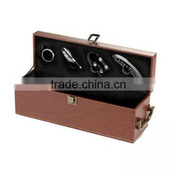 Custom Logo Single PU Leather Wine Box photo-3