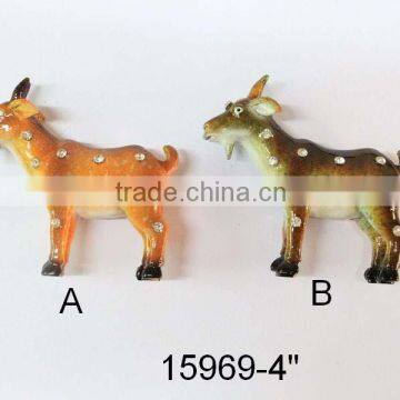 High quality Stick crystal souvenir sheep shape fridge magnets