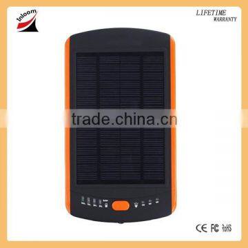 Portable universal solar charger, solar power bank for laptop/notebook/tablet