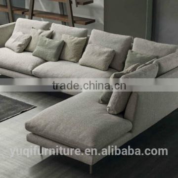 Modern home furniture fabric sofa design set Model L-001